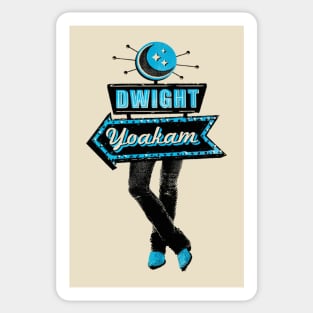 Retro Dwight Yoakam Sticker